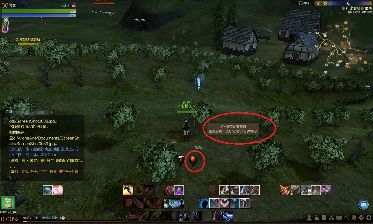 不用做小偷了 西大陆两处可随意摘果实的NPC果园 