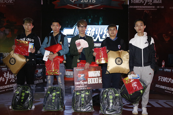 穿越火线2015TGA冬季大奖赛参赛队伍