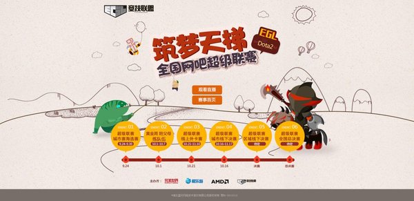 EGL-DOTA2全国网吧超级联赛推战队扶持计划