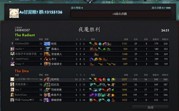 EGL-DOTA2全国网吧超级联赛北京重庆赛区战报