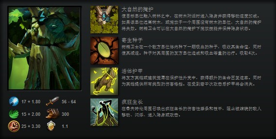 DOTA2树精卫士新手攻略 护体神甲勇往直前