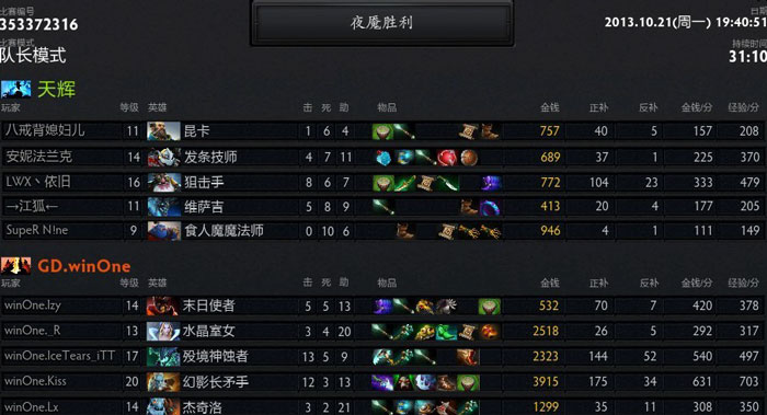 EGL-Dota2全国网吧超级联赛贵阳赛区战报手讯