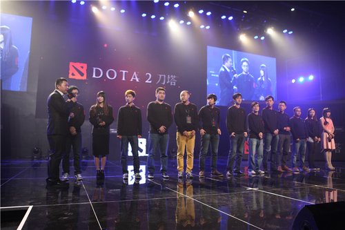 DOTA2誓师：今天我们在这里 明天TI4等我！