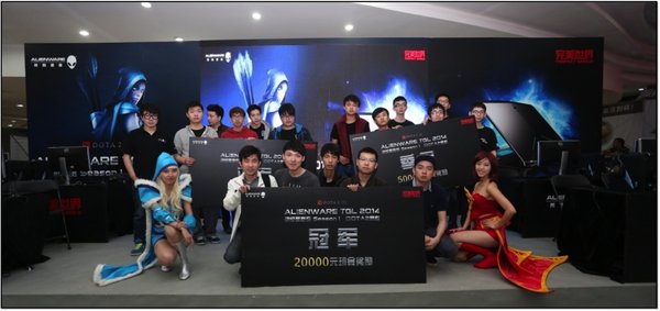 王者登顶！ALIENWARE TGL2014 DOTA2 U5夺冠