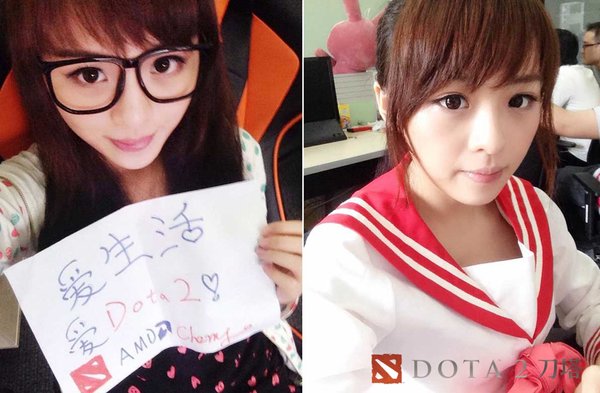 是美女更是DOTA2玩家 AMD刀妹天团美图赏