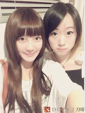 ISS绝色刀妹，期待与你DOTA2“完美”邂逅