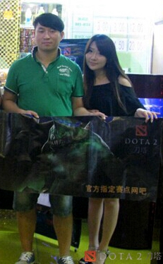 ISS绝色刀妹，期待与你DOTA2“完美”邂逅