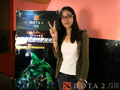 ISS绝色刀妹，期待与你DOTA2“完美”邂逅