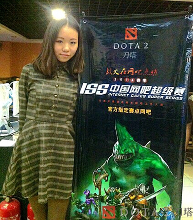 ISS绝色刀妹，期待与你DOTA2“完美”邂逅