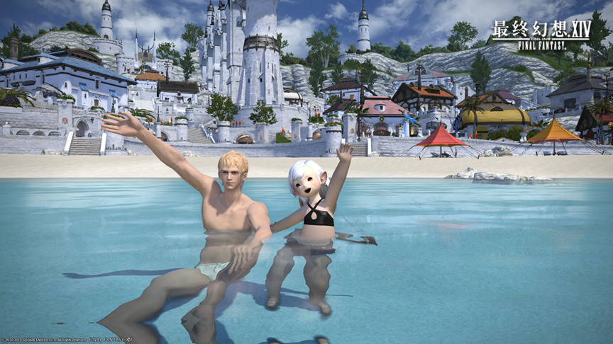 最萌身高差 FF14白**人节情侣美照疯传 最萌身高差 FF14白**人节情侣美照疯传