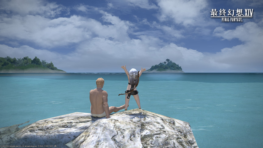 最萌身高差 FF14白**人节情侣美照疯传 最萌身高差 FF14白**人节情侣美照疯传