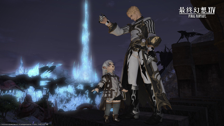 最萌身高差 FF14白**人节情侣美照疯传 最萌身高差 FF14白**人节情侣美照疯传