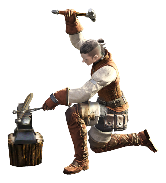 最终幻想14职业资料:能工巧匠 - 锻铁匠 最终幻想14职业资料:能工巧匠 - 锻铁匠