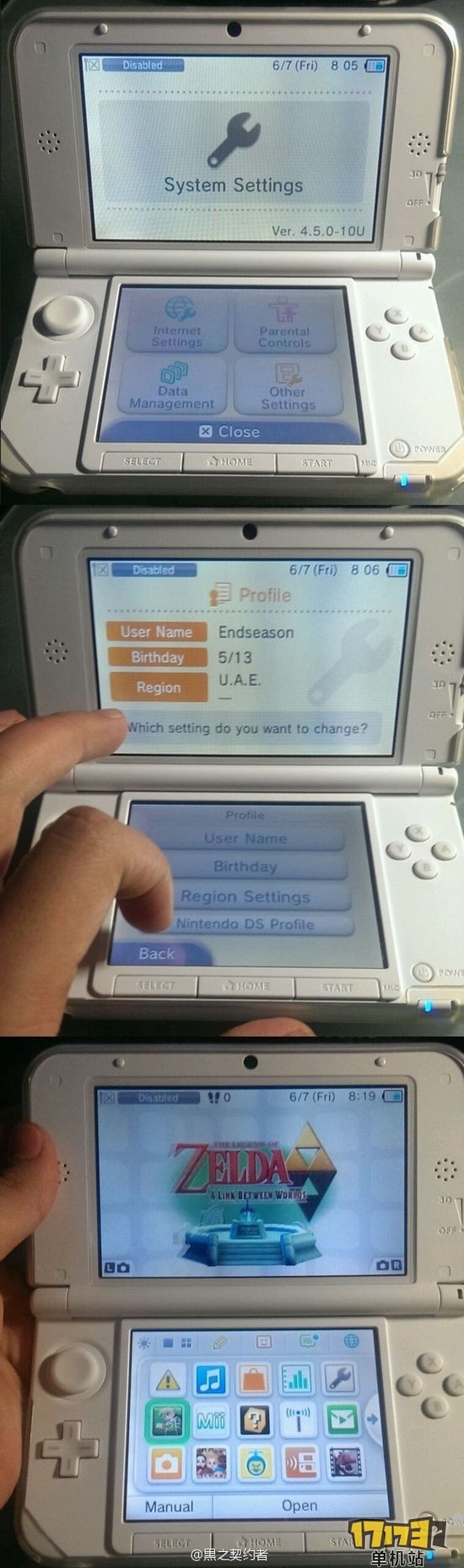 可运行塞尔达&MH4 3DS烧录卡2.0新固件