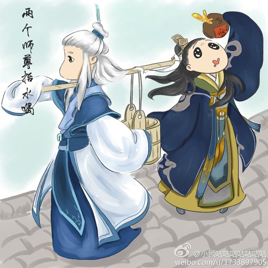 《古剑奇谭2》搞笑同人图 三个师尊没水喝