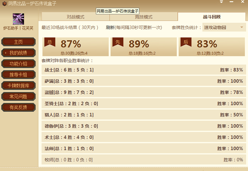 17173独家 花笑笑变种动物园87%胜率！