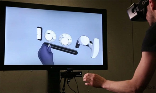 微软致力于把手部运动带进虚拟现实世界