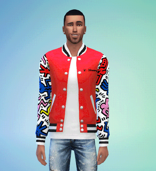 《模拟人生4》mod 男款潮流棒球装mod