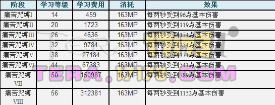 TERA元素使纹章-痛苦咒缚