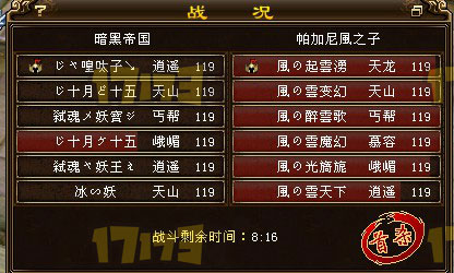 拉风哥战队三场全胜晋级四强 争霸赛8进4战报