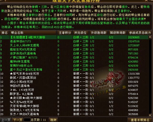 雄霸天下第六战区巡礼：笑我狂、大A等大神齐聚