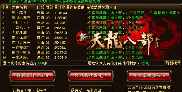 专属马取消！新区一代宗师地2打到地4！