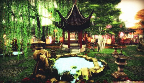 天下3玩家晒家园装修:属于我的猪宝斋