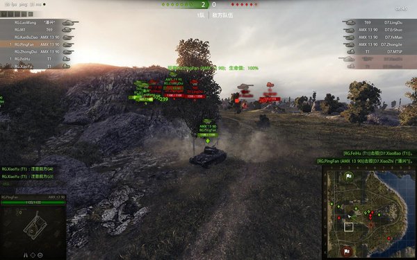 第五轮战报 RG高效集火 D7招架力薄