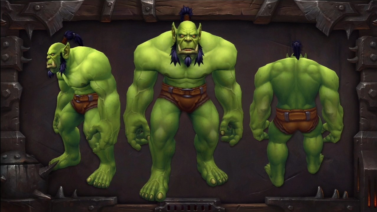 魔兽美术指导蓝推:6.0种族新模型 兽人站直是奢望 魔兽美术指导蓝推:6.0种族新模型 兽人站直是奢望