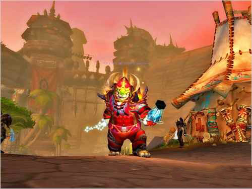 熊猫法师幻化红色喜庆装一览！