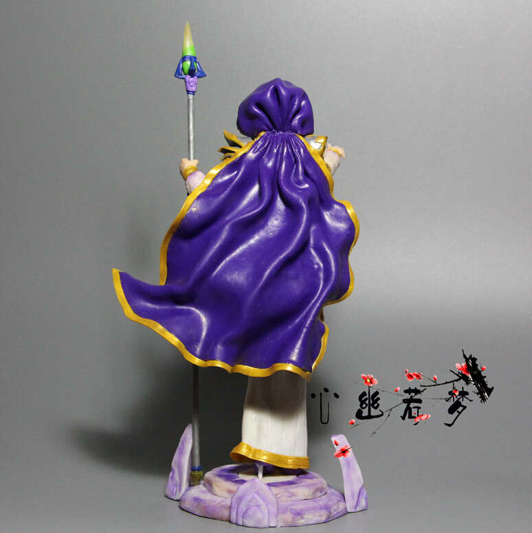 魔兽世界玩家手工：女神吉安娜精美软陶作品