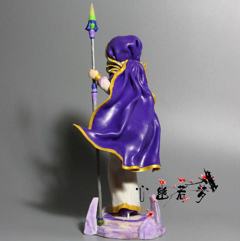 魔兽世界玩家手工：女神吉安娜精美软陶作品