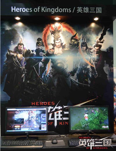 英雄三国进军Gstar 首日获众韩媒点赞