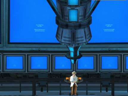 地下要塞的实验室.疯狂科学家?或许很多强力的机甲是由他发明的