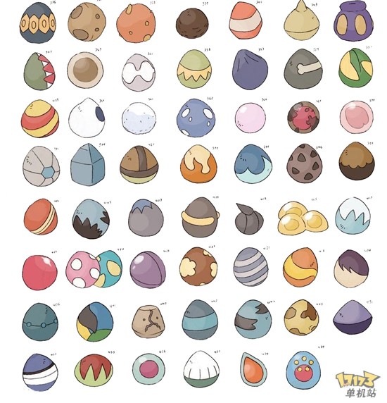 你能认出几个《口袋妖怪》全宠蛋形态图鉴