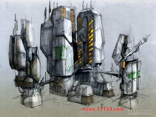 合金机甲游戏原画