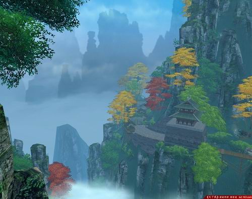 剑门关红木林相传九天之上有离恨天,离恨天中有片灌愁海,灌愁海角有棵