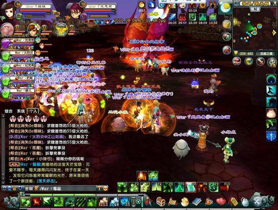 [北锋公会]鹿鼎记挑战百级BOSS兽喜