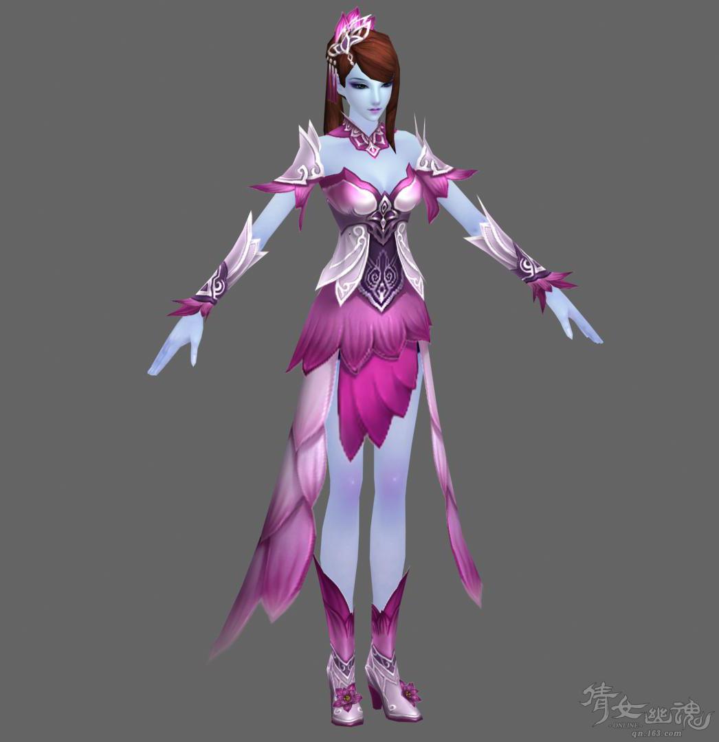 媚者造型迭代:不同肤色配装一览_17173新倩女幽魂专区