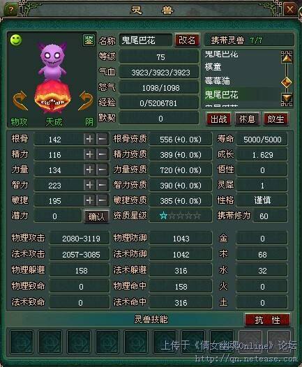玩家分享倩女幽魂灵兽经验：无需特意追求变异