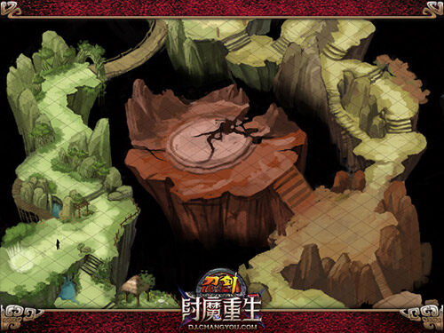 绝龙岭崎岖险要
