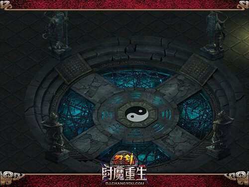 五行修罗大殿场景实图 