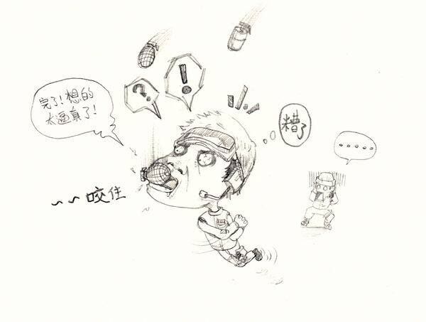 穿越火线猴子搞笑漫画 好蛋疼的2B队长