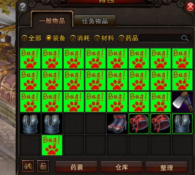 Bug 装备显示