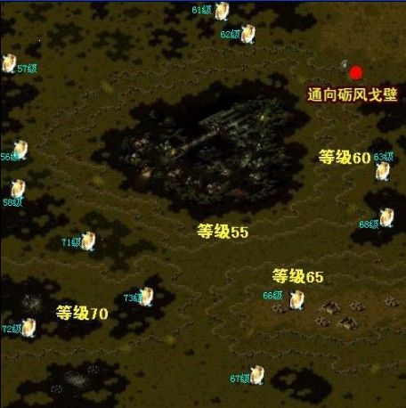 新手福利:图解魔域各大boss点