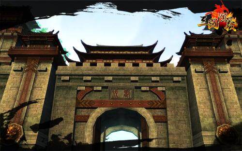 城外"都安堰"沿用三国蜀汉时期对"都江堰"的旧称,遵照史实,尊重三国