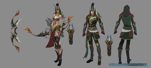 恐龙帝国人物原画