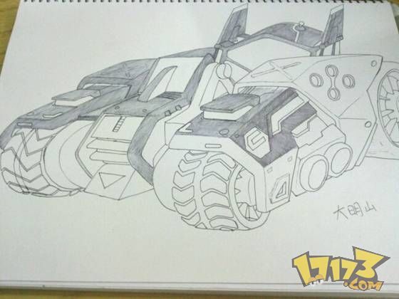 玩家手绘qq飞车人气赛车《暴风雪》_qq飞车_qq飞车官网合作站点_17173