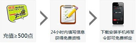 充值大赠送 手机将军令免费拿