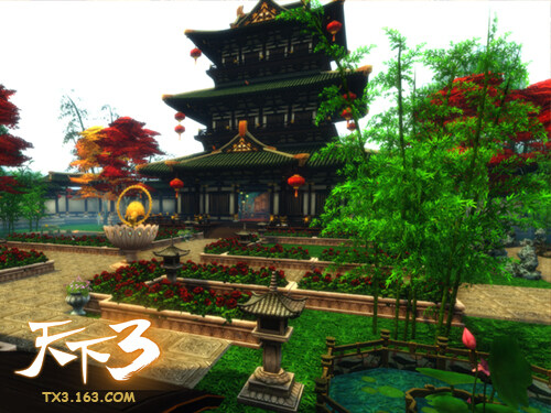 《天下3》之家园系统美景展示